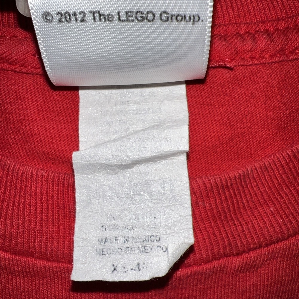 Lego Ninjago Master Of Spinjitzu T Shirt Youth XS 4/5 Red Kai Red Ninja 2012 Tee - Picture 5 of 5